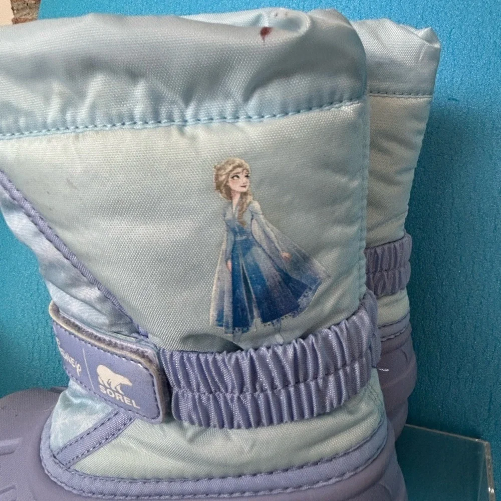 SOREL Disney SlFrozen Elsa Lined Snow Winter Girl's Boots